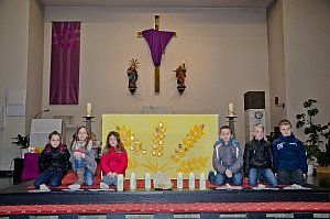 Gottesdienst mit Gruppe 2 der Erstkommunionskinder, 13.03.2016