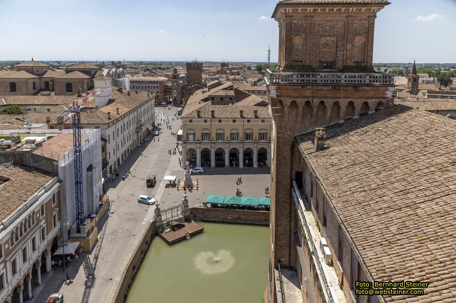 Castello Estense in Ferrara, Juni 2026