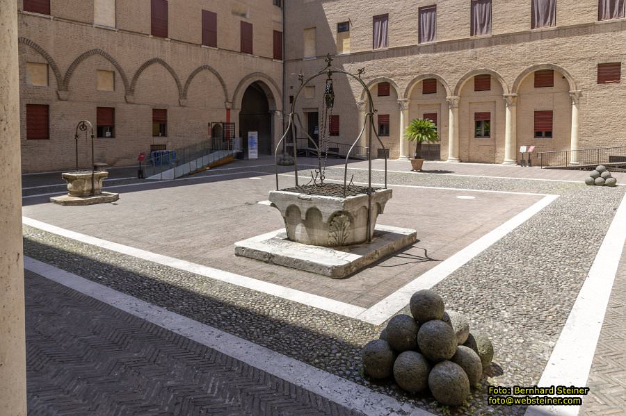 Castello Estense in Ferrara, Juni 2026