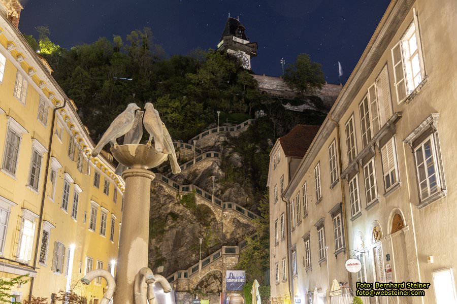 Graz bei Nacht, April 2024