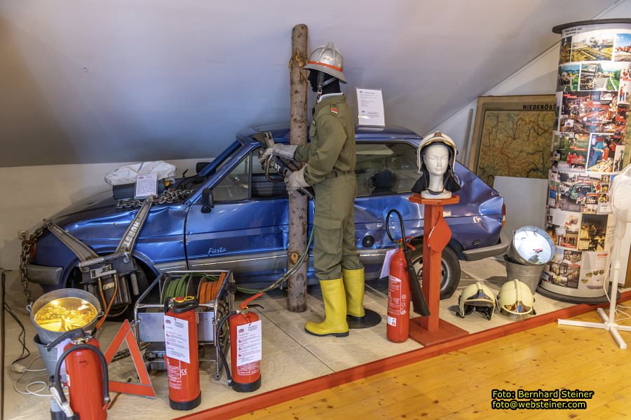 Erlauftaler Feuerwehrmuseum in Purgstall an der Erlauf, Juni 2023