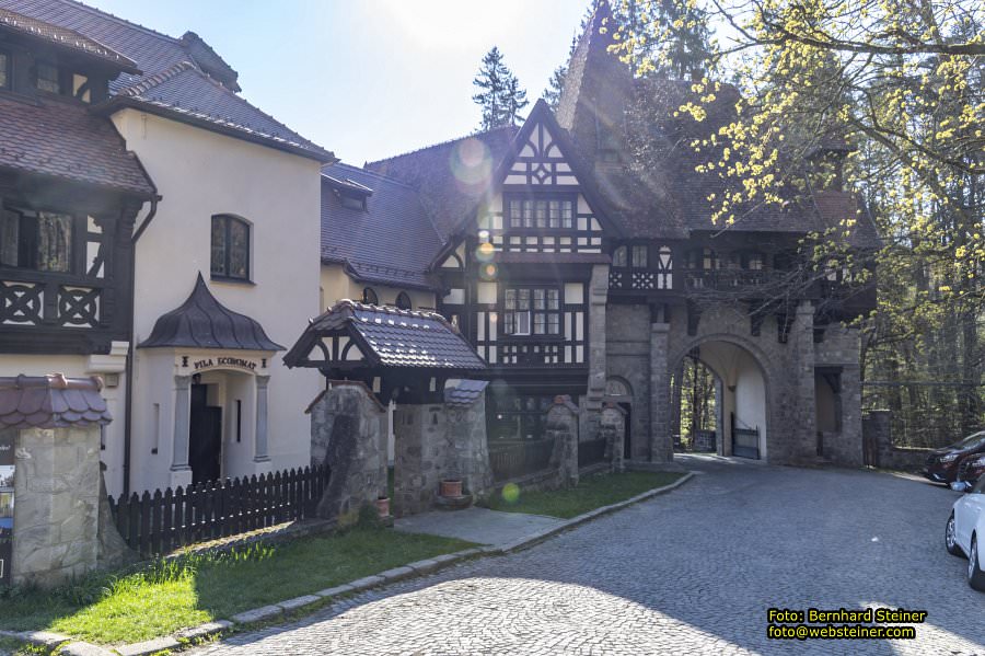 Peles, Brasov, Bran in Rum�nien, April 2024