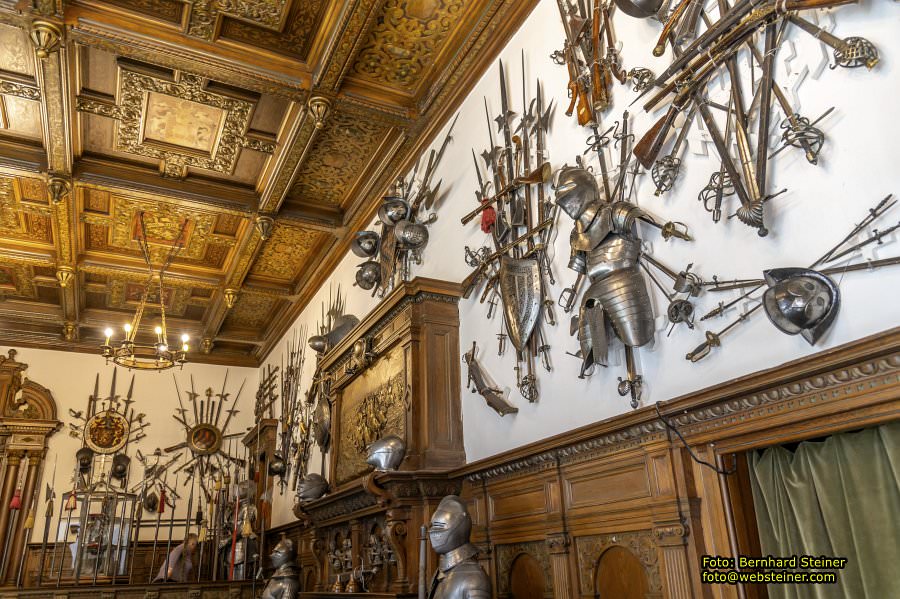 Peles, Brasov, Bran in Rum�nien, April 2024