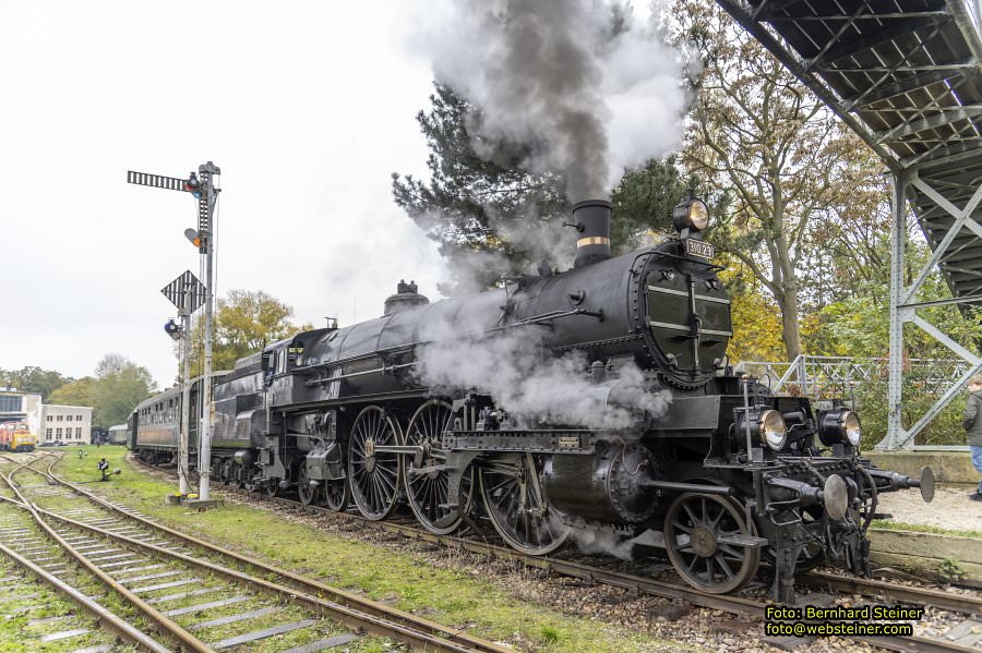 Abdampfen im Eisenbahnmuseum Das Heizhaus, Oktober 2024