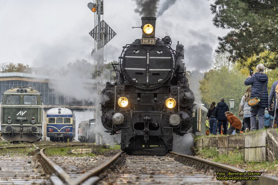 Abdampfen im Eisenbahnmuseum Das Heizhaus, Oktober 2024