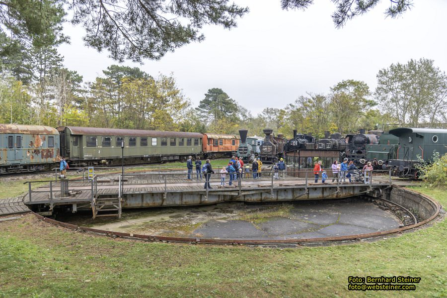 Abdampfen im Eisenbahnmuseum Das Heizhaus, Oktober 2024