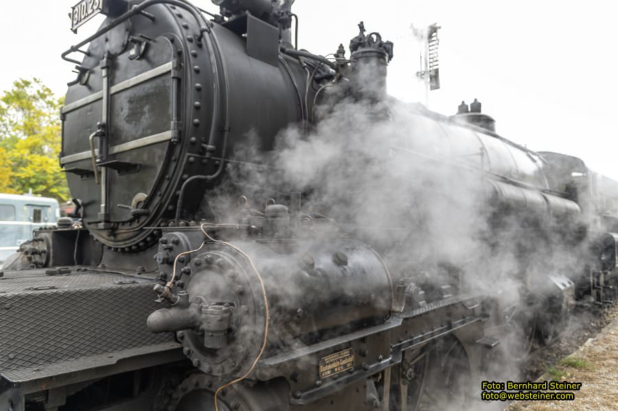 Abdampfen im Eisenbahnmuseum Das Heizhaus, Oktober 2024