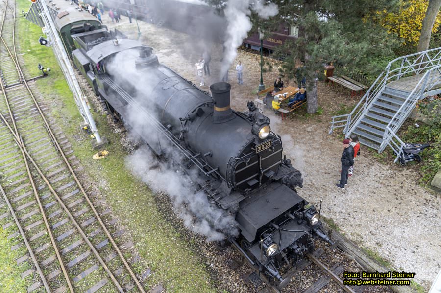 Abdampfen im Eisenbahnmuseum Das Heizhaus, Oktober 2024