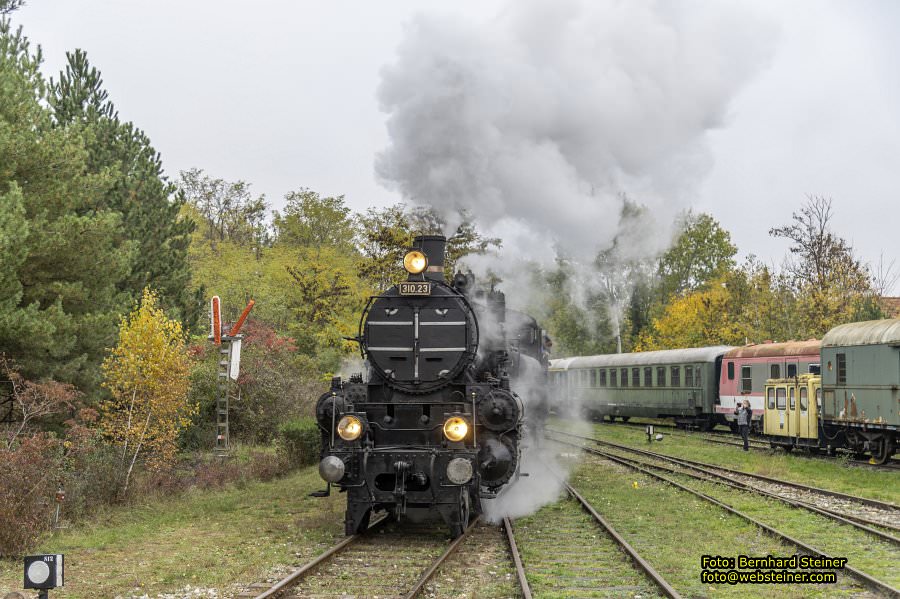 Abdampfen im Eisenbahnmuseum Das Heizhaus, Oktober 2024