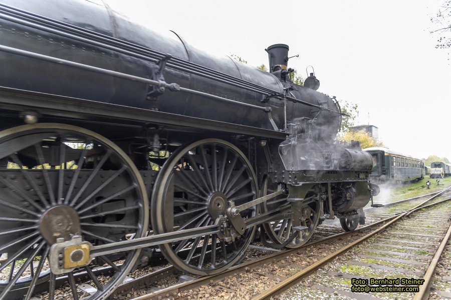 Abdampfen im Eisenbahnmuseum Das Heizhaus, Oktober 2024