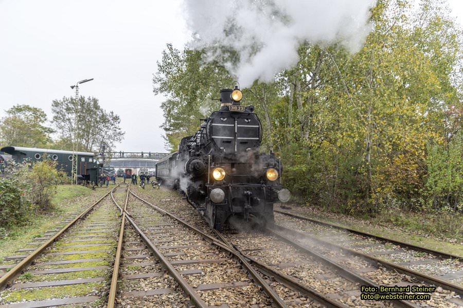 Abdampfen im Eisenbahnmuseum Das Heizhaus, Oktober 2024