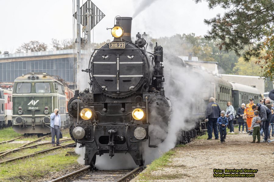 Abdampfen im Eisenbahnmuseum Das Heizhaus, Oktober 2024