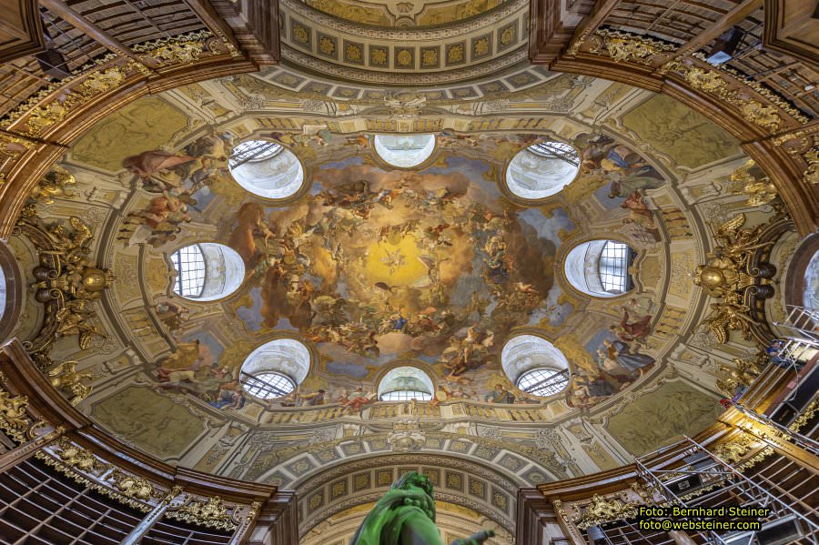 Prunksaal der Österreichischen Nationalbibliothek, April 2023
